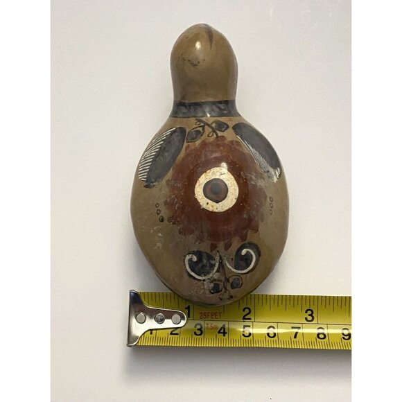 Tonala Mexican Folk Art Pottery Ceramic Turtle Figurine 4.5” Long - Picture 8 of 9